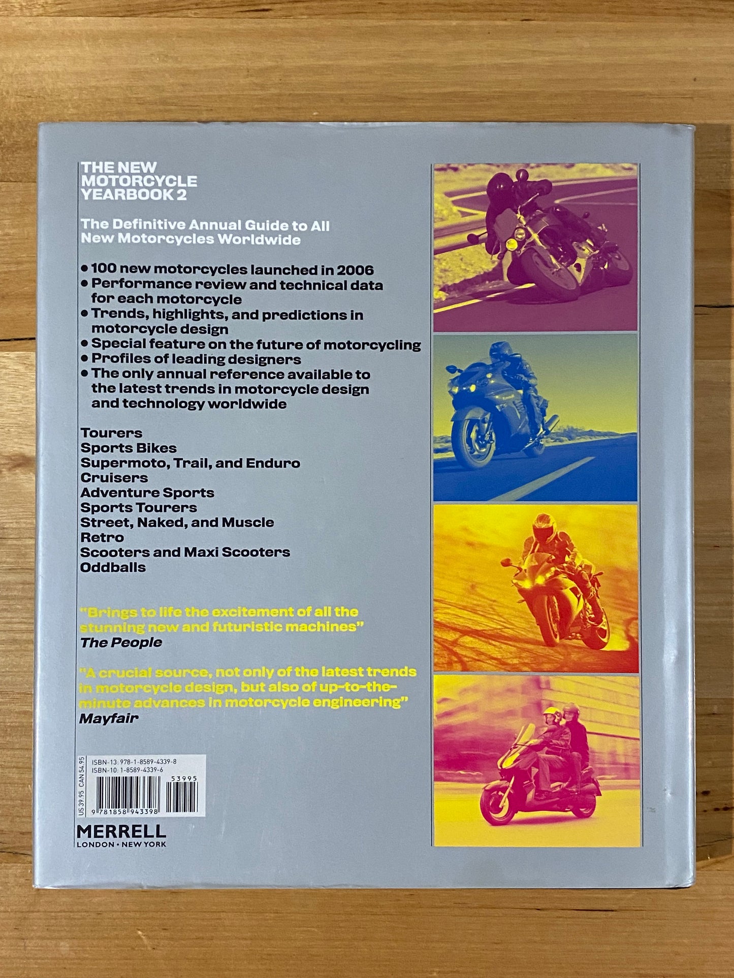 The New Motorcycle Yearbook 2 Merrell Hardcover 2006 GD