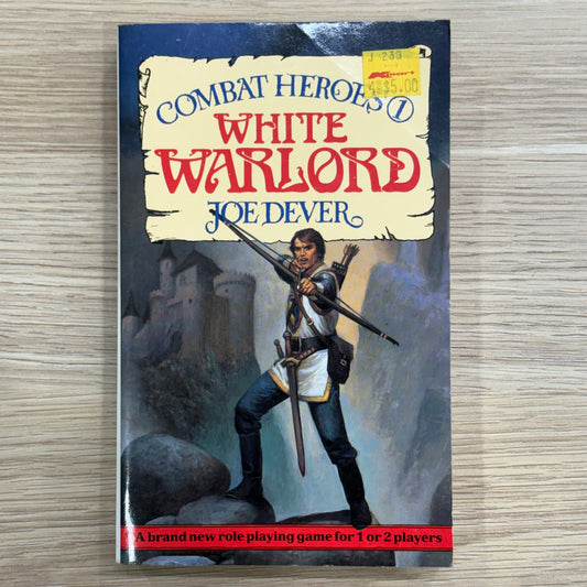 White Warlord by Joe Dever Combat Heroes 1 Paperback Role Playing