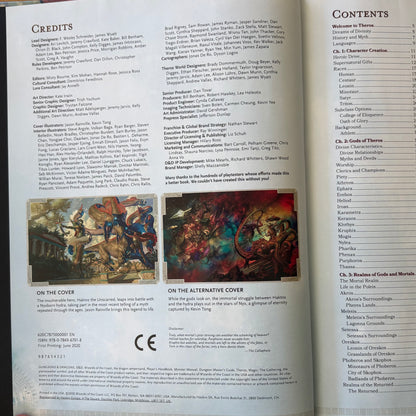 Mythic Odysseys of Theros Dungeons & Dragons Hardcover 2020 GD