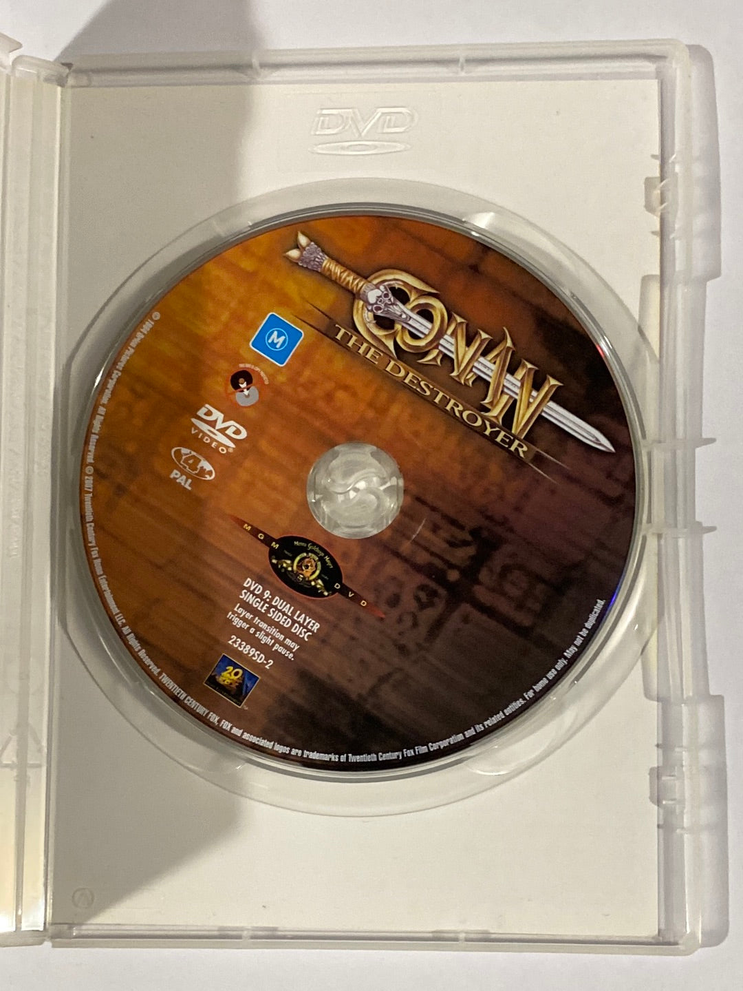 Conan The Barbarian and Conan The Destroyer DVD 2-Disc Set PAL 4 VGC