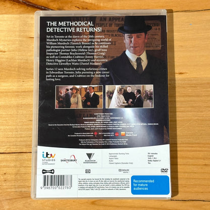 Murdoch Mysteries Complete Series 6-9,11-12 DVD ITV Crime Drama PAL 4 VGC