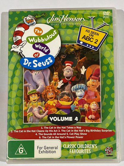 Jim Henson's The Wubbulous World Of Dr.Seuss Vol 2,4 & 5 DVD PAL 4 VGC