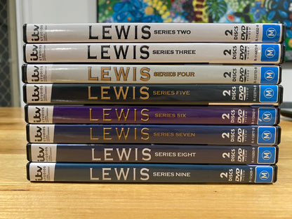 Lewis Series 2-9 DVD ITV Crime Drama Kevin Whately PAL 4 VGC