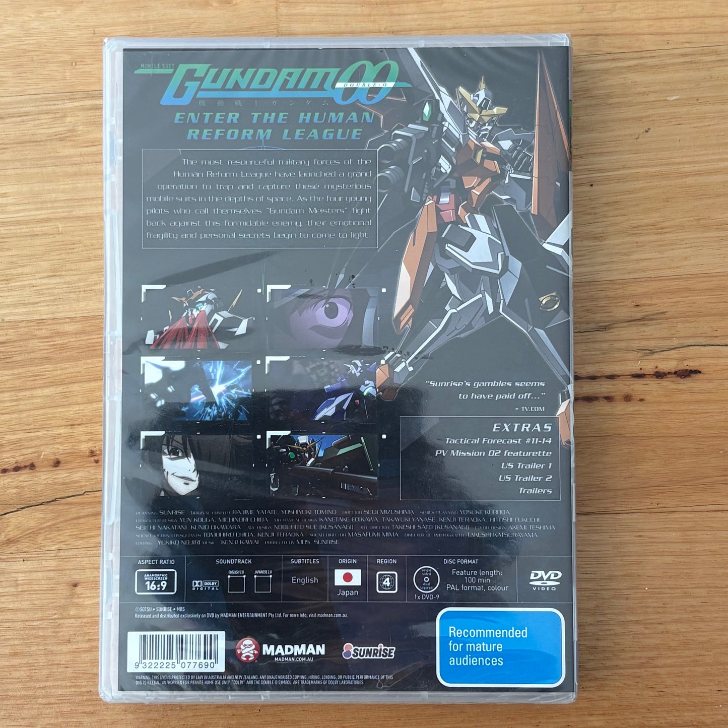 Mobile Suit Gundam 00 Parts 1,3-6 DVD Anime PAL 4 New Sealed