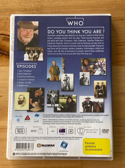 Who Do You Think You Are? DVD ABC TV 2-Disc PAL 4 VGC