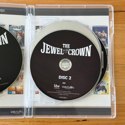 Jewel in The Crown Complete Series DVD Classic British TV 4-Disc PAL 4 VGC