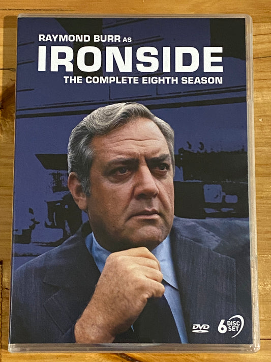 Ironside Complete Eighth Season DVD Raymond Burr 6-Disc PAL 4 VGC