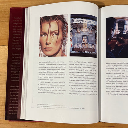 Kevyn Aucoin A Beautiful Life Hardcover Illustrated 2003 GD