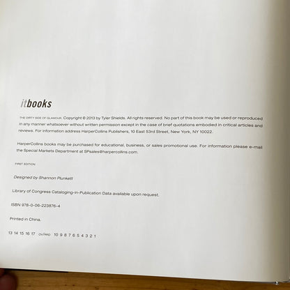 The Dirty Side Of Glamour Tyler Shields Art Photography Hardcover 2013 GD