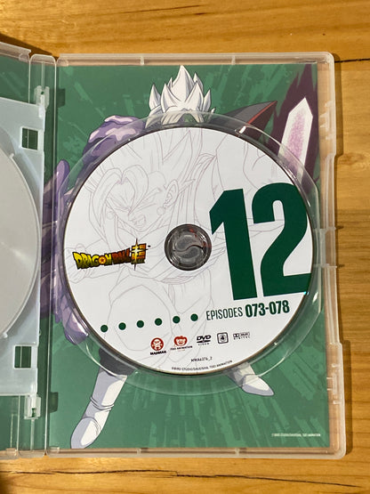 Dragon Ball Super Part 6 DVD Episodes 66-78 NTSC 4 VGC