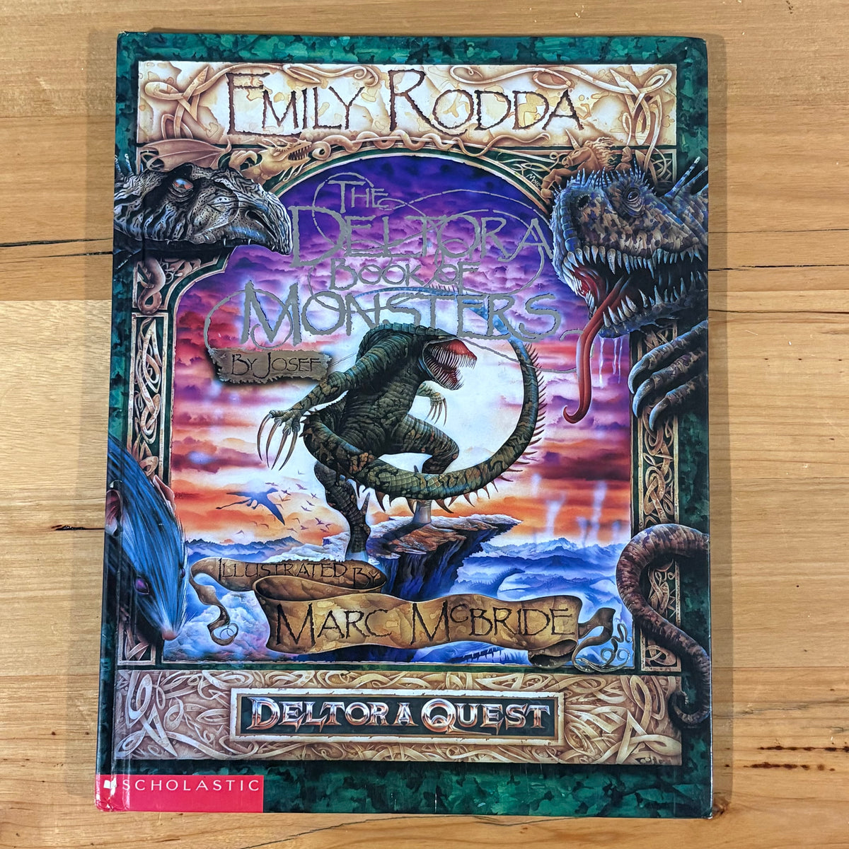 The Deltora Book of Monsters Emily Rodda Marc McBride Hardcover 2001 GD