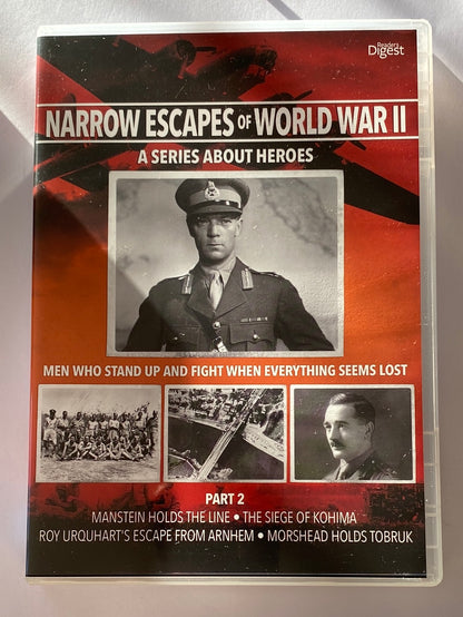 Narrow Escapes of World War 2 DVD Box-Set Readers Digest 6-Disc VGC