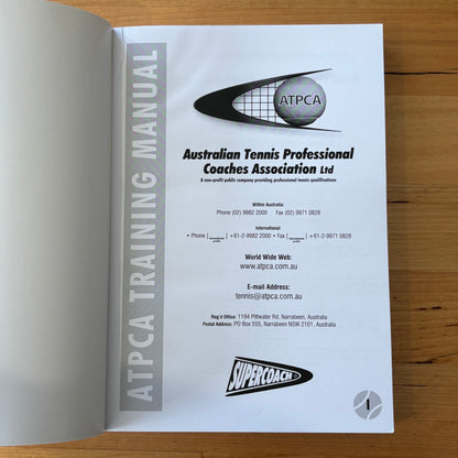 Supercoach Tennis Manual ATPCA Paperback 2011 GD