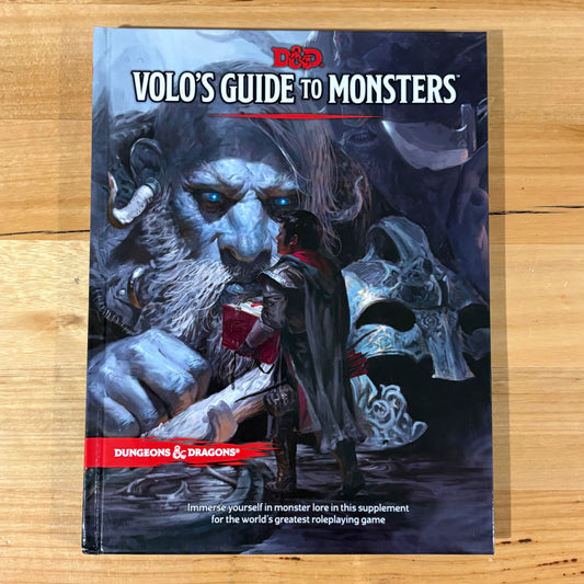 Volo's Guide To Monsters Dungeons & Dragons Hardcover 2016 GD