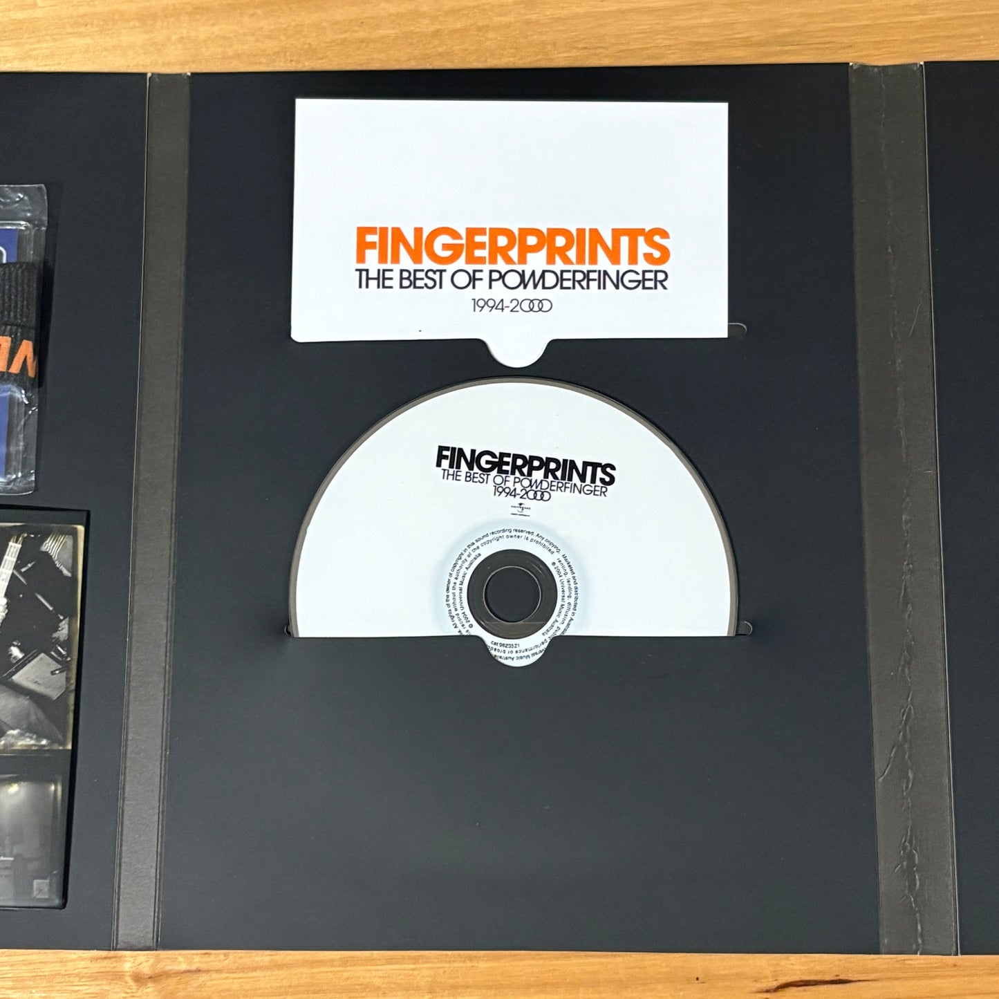 Powderfinger Footprints Limited Edition 2 CDs, HC Book, Lanyard & Postcards
