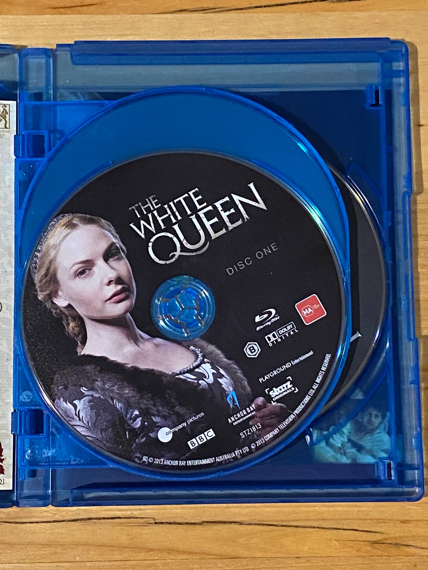 The White Queen Blu-Ray 3-Disc Region B VGC