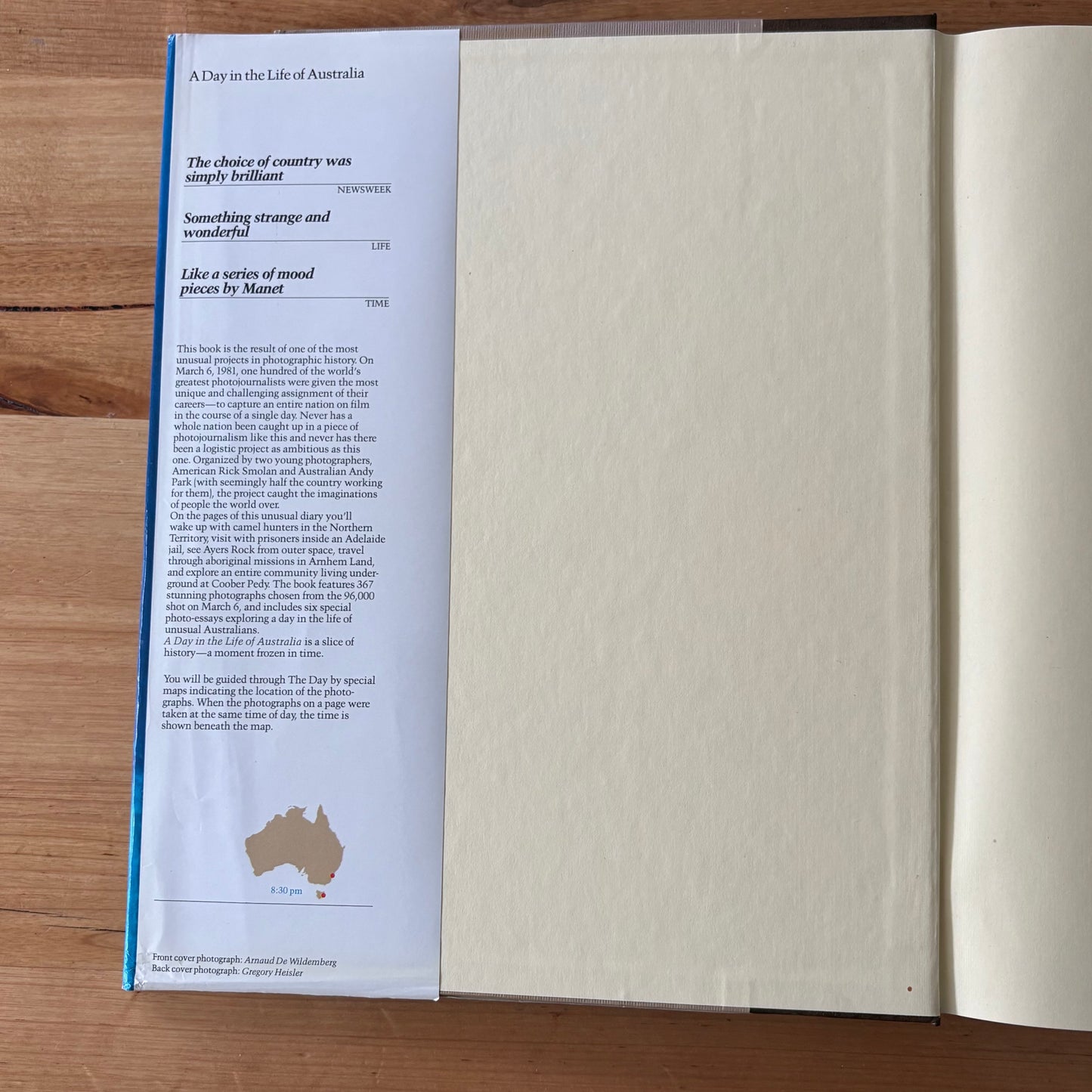 A Day In The Life Of Australia Rick Smolan Hardcover 1981