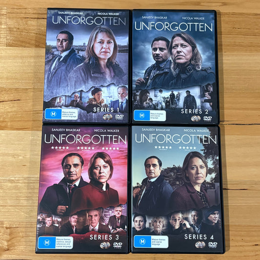 Unforgotten Series 1 to 4 DVD British Crime Drama PAL 4 VGC
