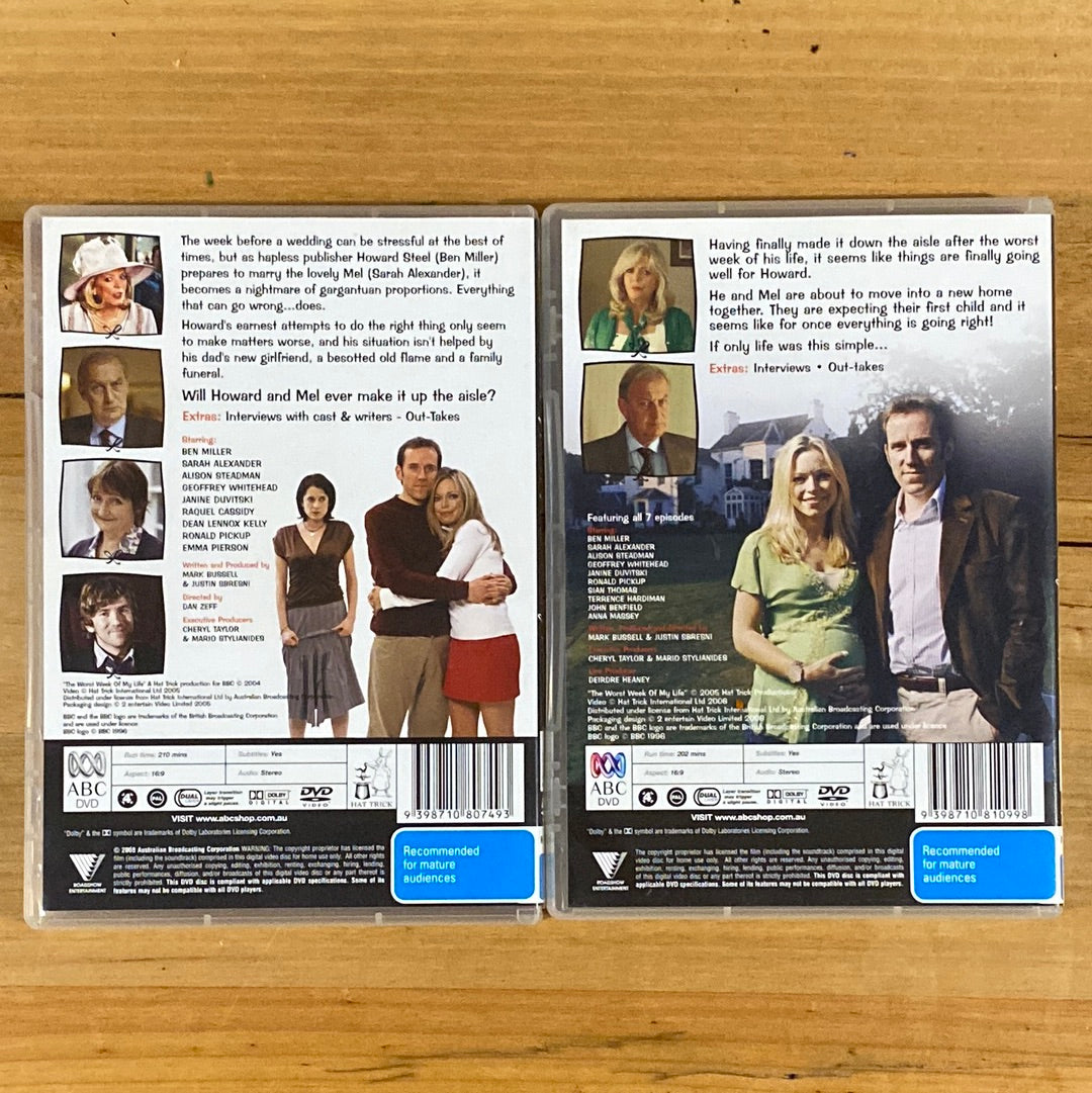 The Worst Week of My ­Life Series 1 & 2 DVD PAL 4 British Comedy VGC