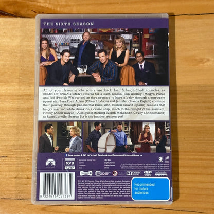 Rules Of Engagement Seasons 1-7 DVD Complete Set Comedy PAL 4 VGC