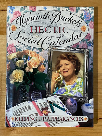 Hyacinth Bucket's Hectic Social Calendar BBC Books Hardcover GD