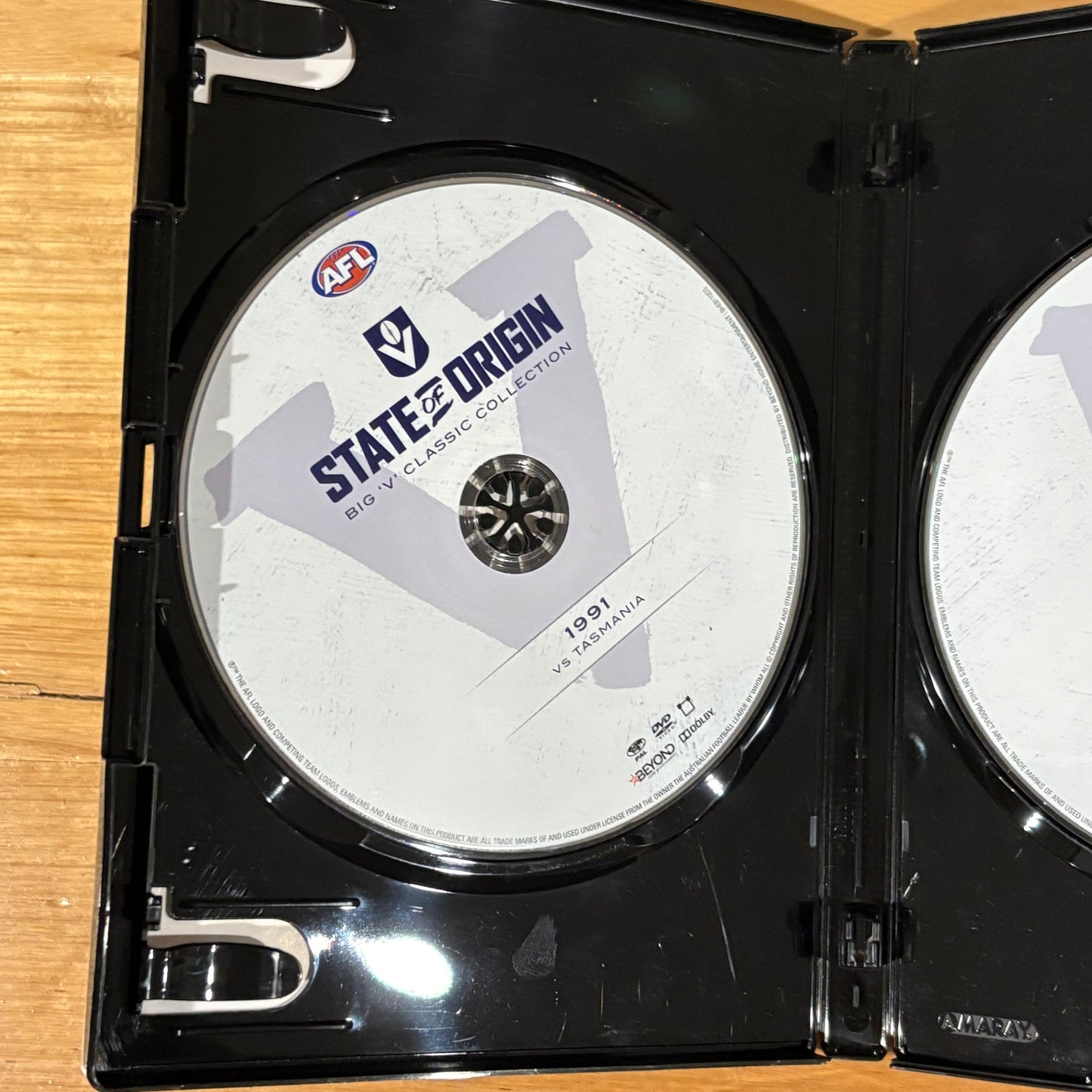 State of Origin Big V Classic Collection DVD Box-Set PAL 4 VGC