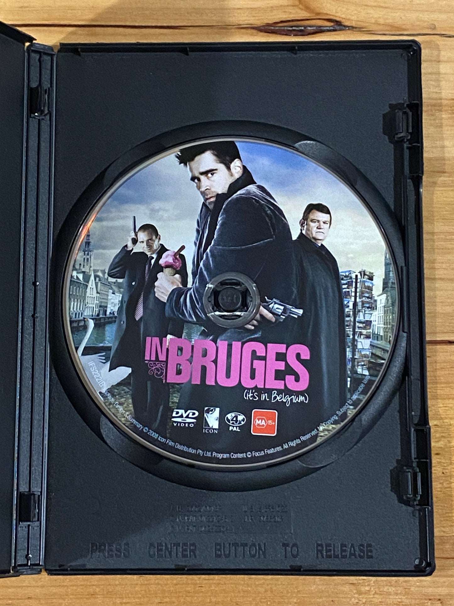 In Bruges Special Edition DVD Colin Farrell Brendan Gleeson PAL 4 VGC