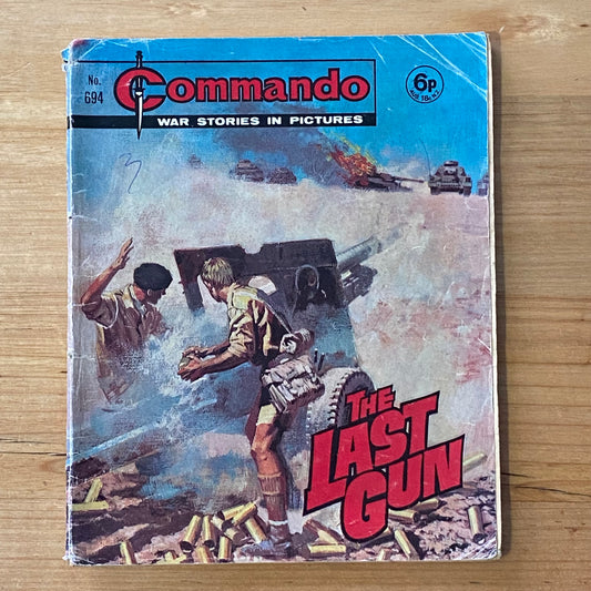 Commando War Comic #694 The Last Gun 1972