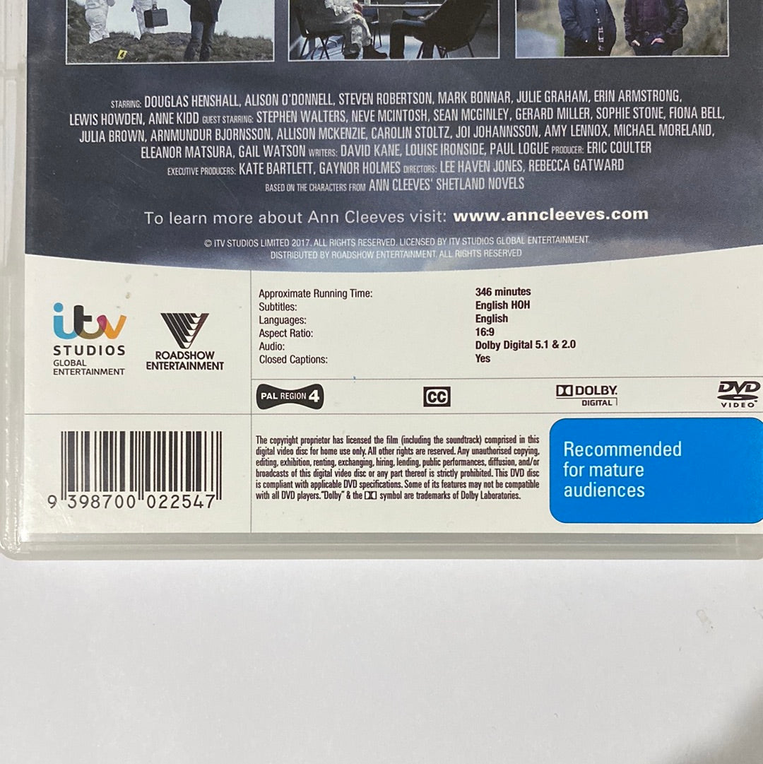 Shetland Series 3 DVD ITV Studios Crime Drama 2-Disc Set PAL 4 VGC