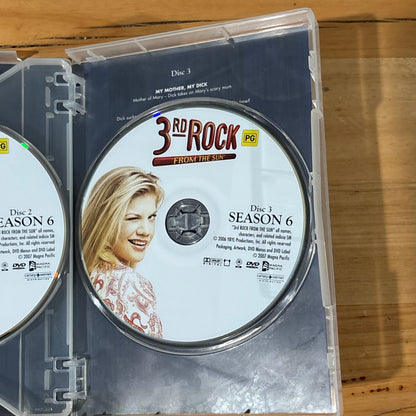 3rd Rock From The Sun Seasons 1-6 Complete With 3d Glasses DVD PAL 4 VGC