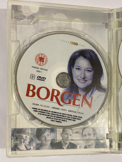 Borgen: The Complete First & Second Season DVD Danish Drama PAL 4 VGC