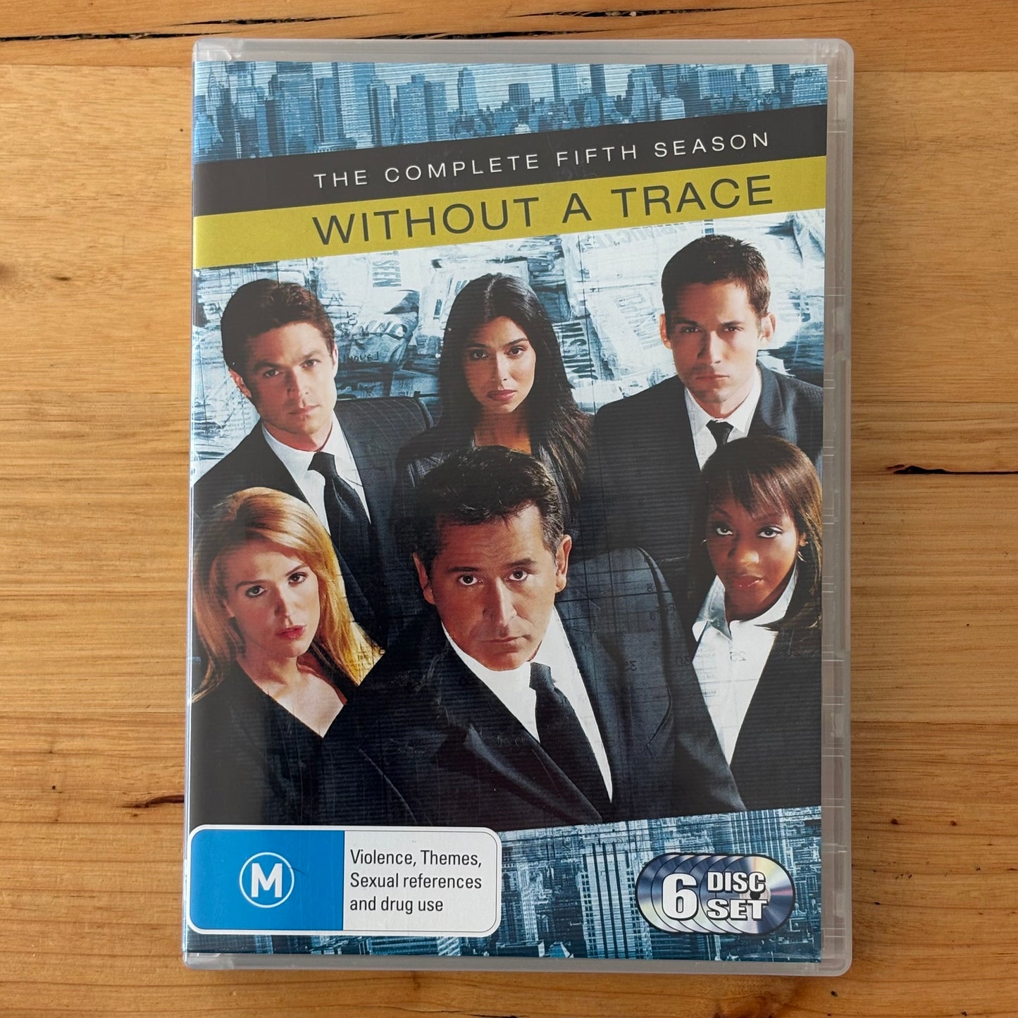 Without A Trace Series 1-3 & 5 DVD 4-Disc PAL 4 - 1 and 2 are New Sealed