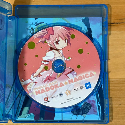 Puella Magi Madoka Magica Blu-ray Anime 3-Disc Box-Set Region B VGC