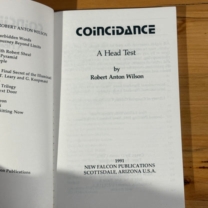 Coincidance by Robert Anton Wilson Paperback 1991 GD
