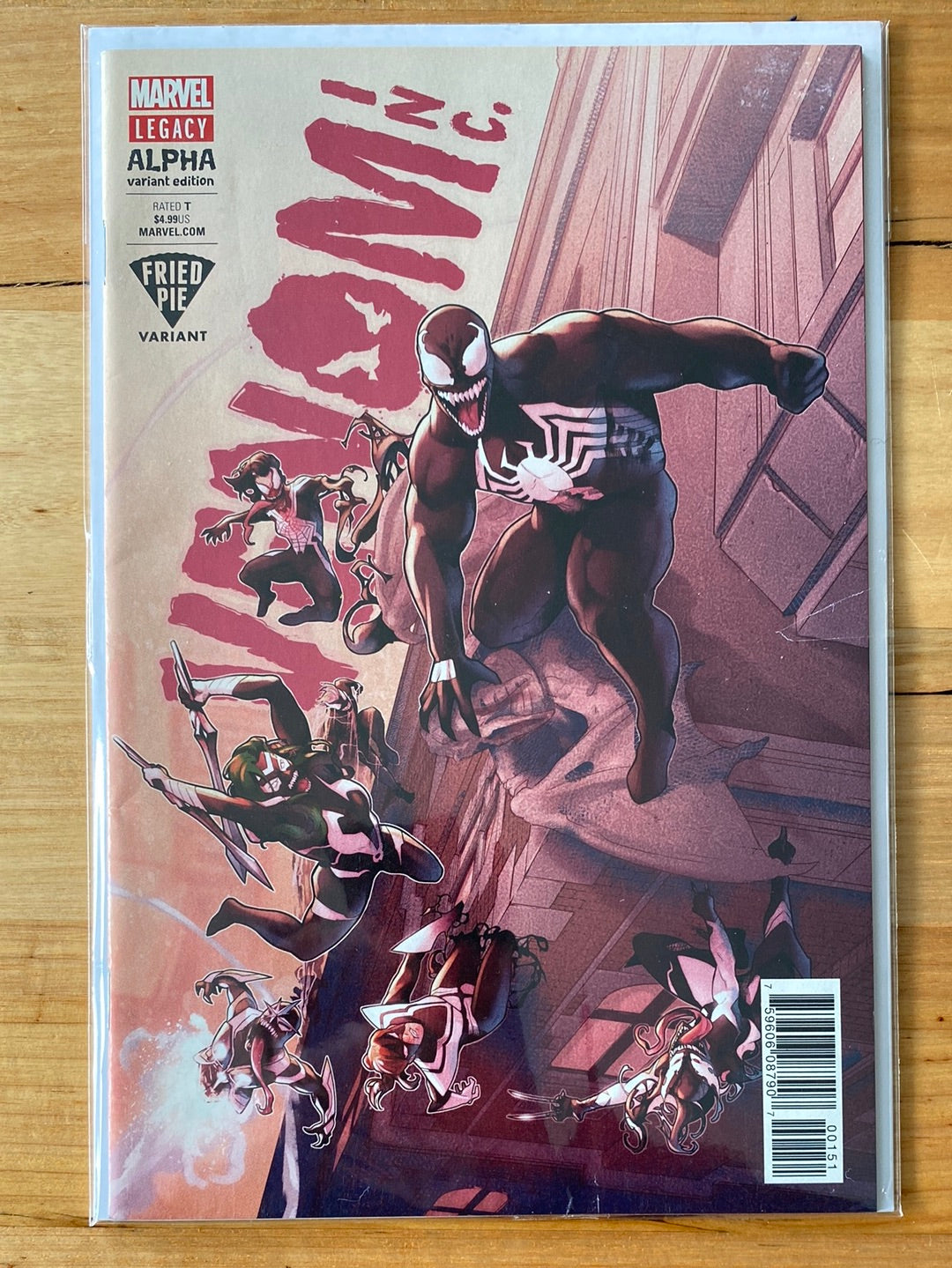 AMAZING SPIDER-MAN VENOM INC ALPHA (2017) #1 FRIED PIE VARIANT