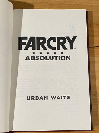 Far Cry Absolution by Urban Waite Hardback Far Cry 5 Novel 2018 Hardcover GD