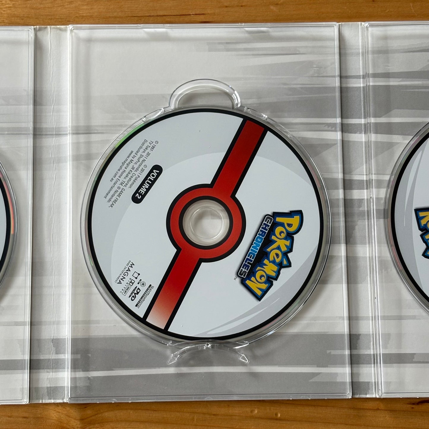 Pokémon Chronicles DVD 3-Disc Set PAL 4 VGC