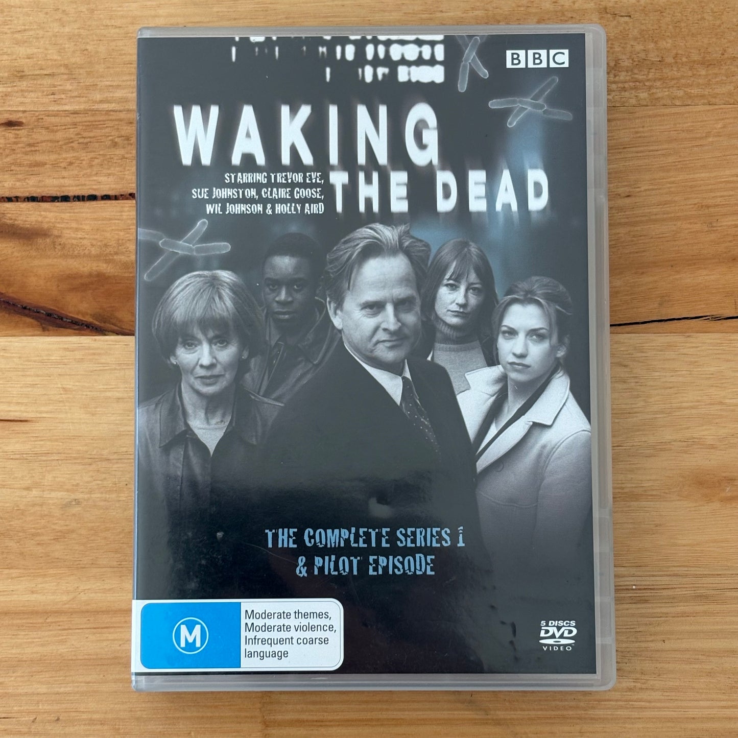 Waking The Dead Series 1-3 & Pilot Episode DVD 5-Disc PAL 4 VGC