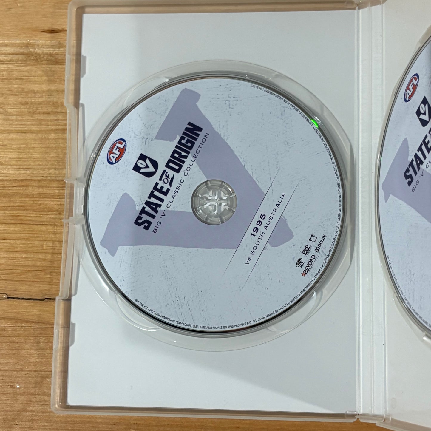 State of Origin Big V Classic Collection DVD Box-Set PAL 4 VGC