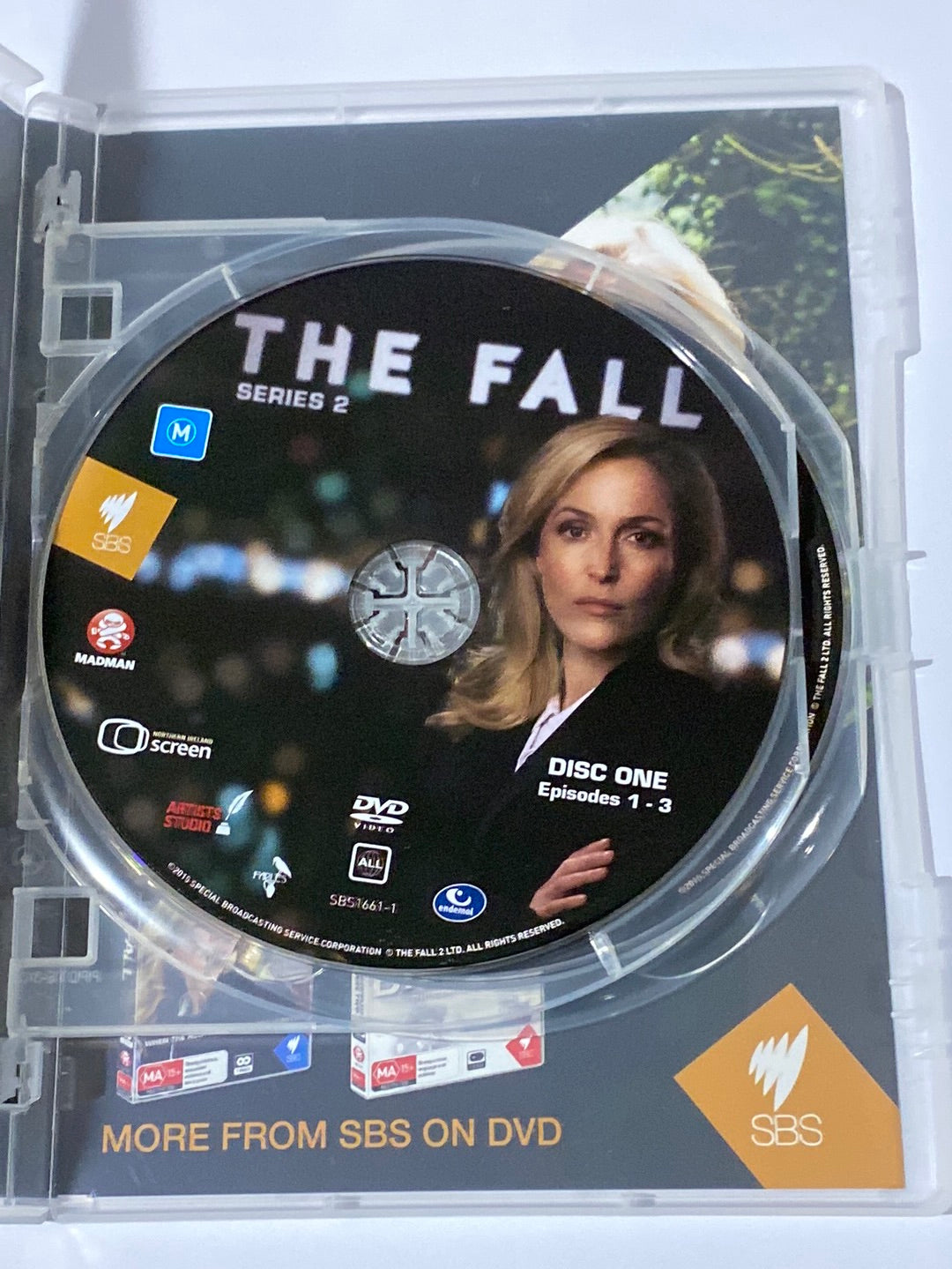 The Fall DVD Series 1-3 Gillian Anderson Jamie Dornan PAL 4 VGC