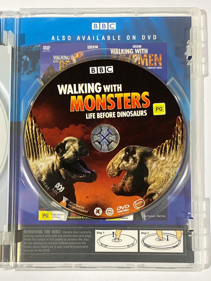 Walking with Dinosaurs/Monster/Beasts DVDs BBC TV Documentary PAL 4 3-Disc VGC