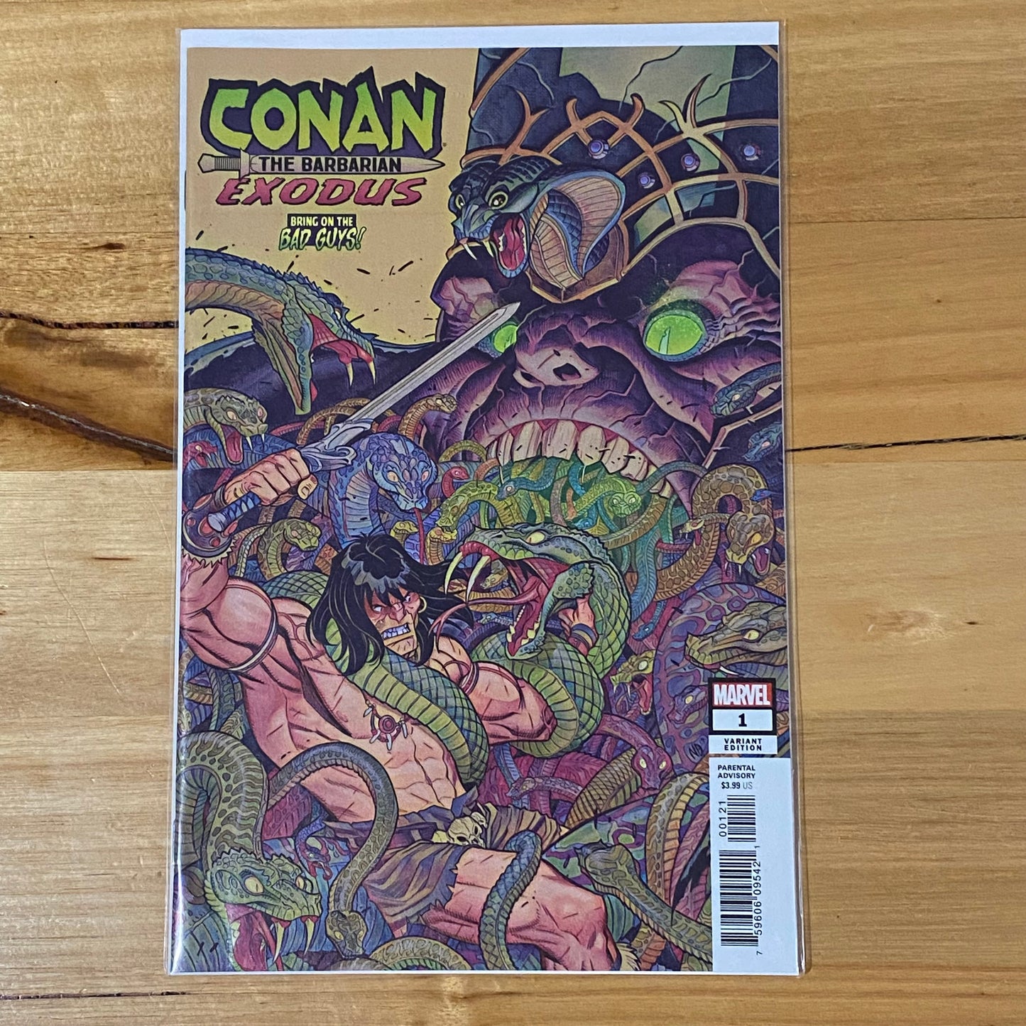 Conan The Barbarian Exodus (2019) #1 Nick Bradshaw Bring on the Bad Guys Variant