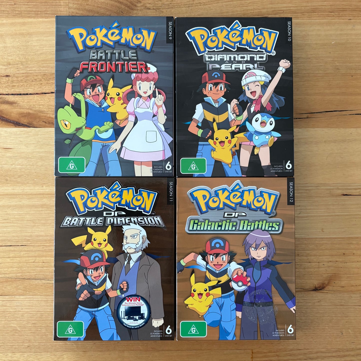 Pokémon DVD Seasons 1-13 Complete Set Animation VGC