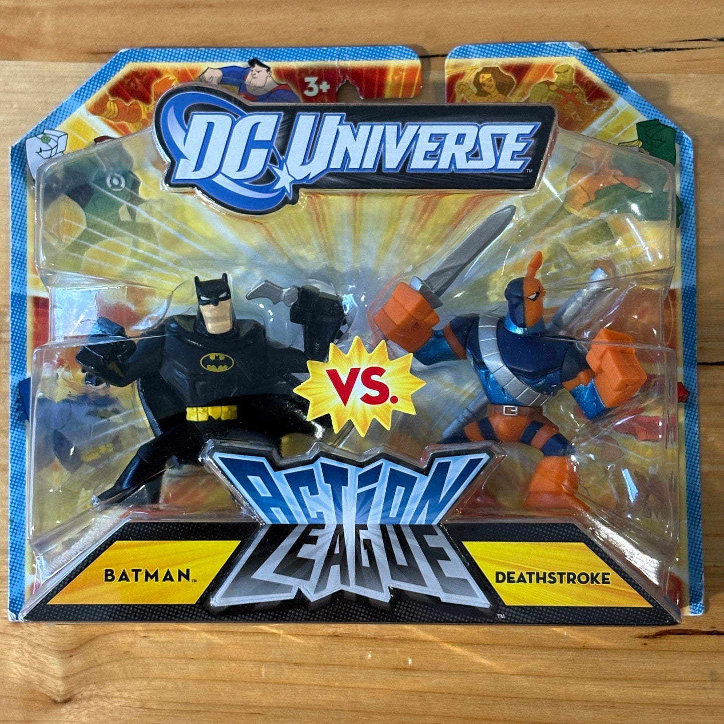 DC Universe Action League Batman vs Deathstroke 2011 New Sealed