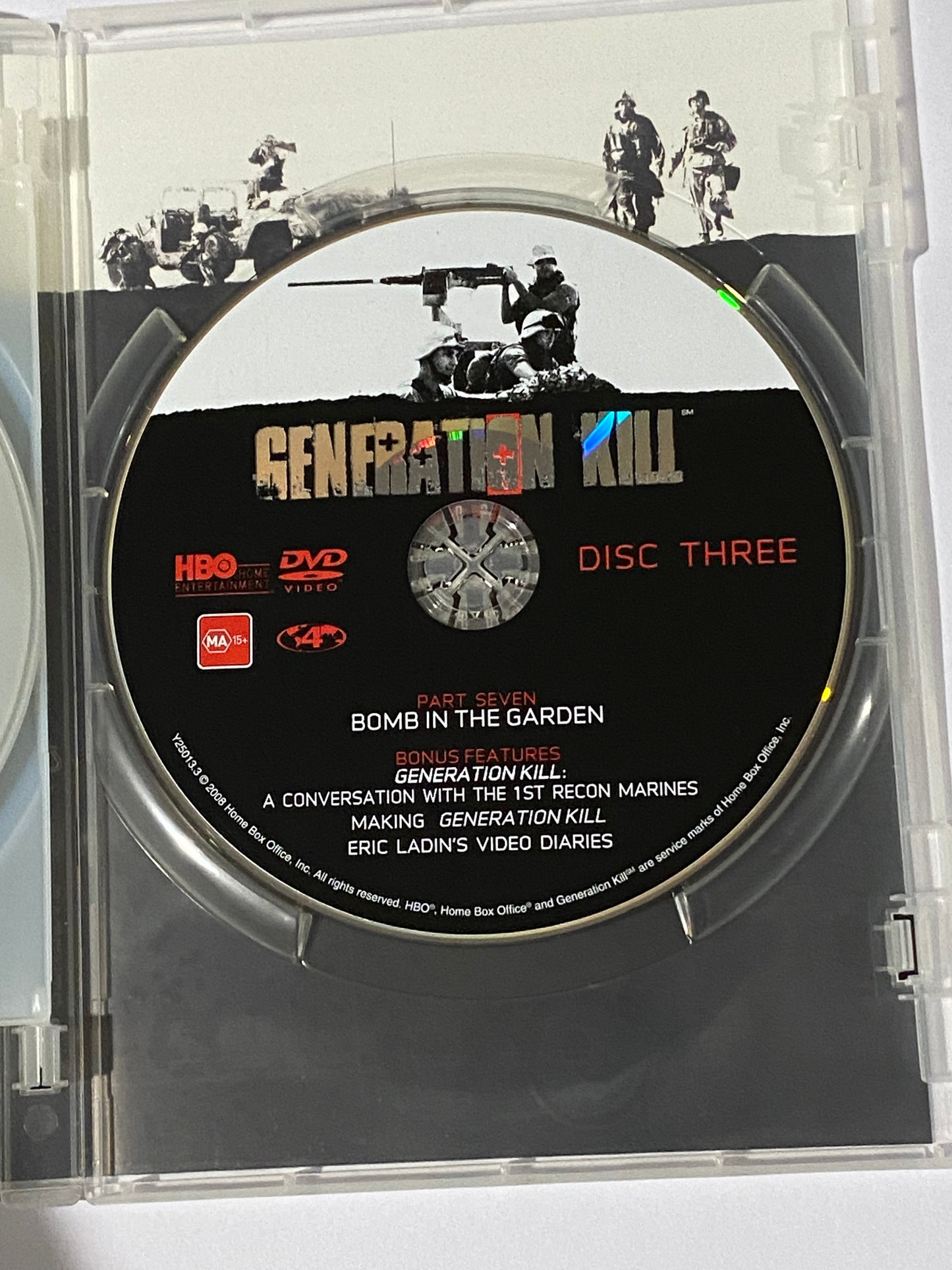 Generation Kill DVD 3-Disc Set PAL 4 VGC