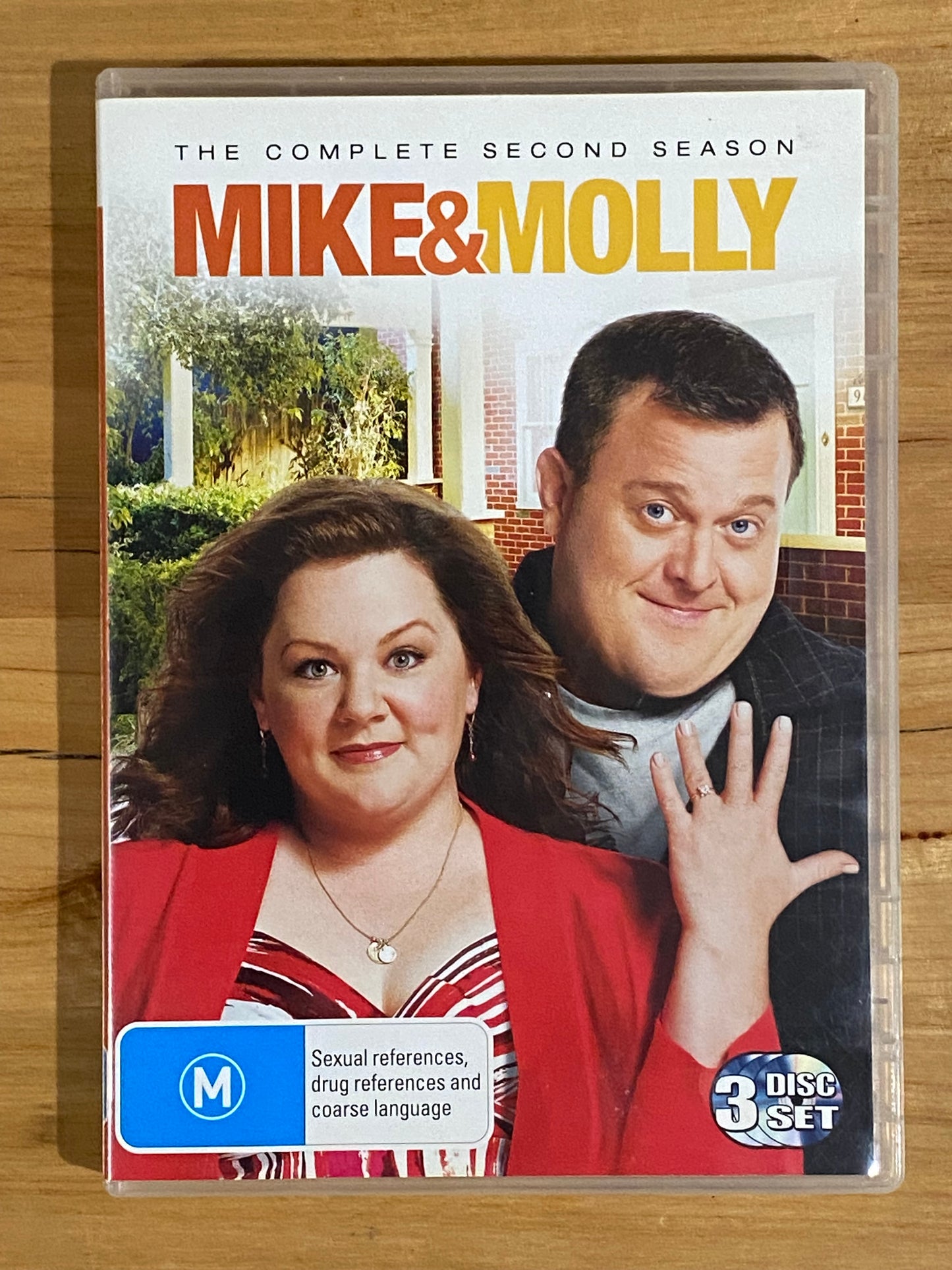 Mike And Molly Season 1-4 DVD US Comedy 3-Disc PAL 4 VGC Season 3 Sealed