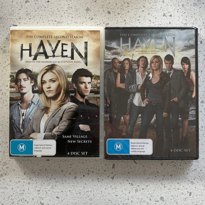 Haven Season 2+3 DVD Stephen King PAL 4 VGC Season 3 is SEALED