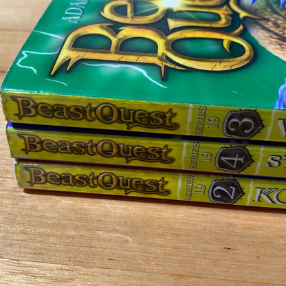 Beast Quest Books 2-4 by Adam Blade Paperbacks GD Ex-Library