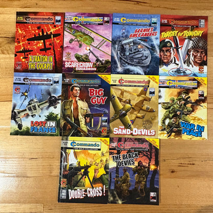 Commando War Comic Bundle x 10 Bundle Printed 2013 DC Thomson 283
