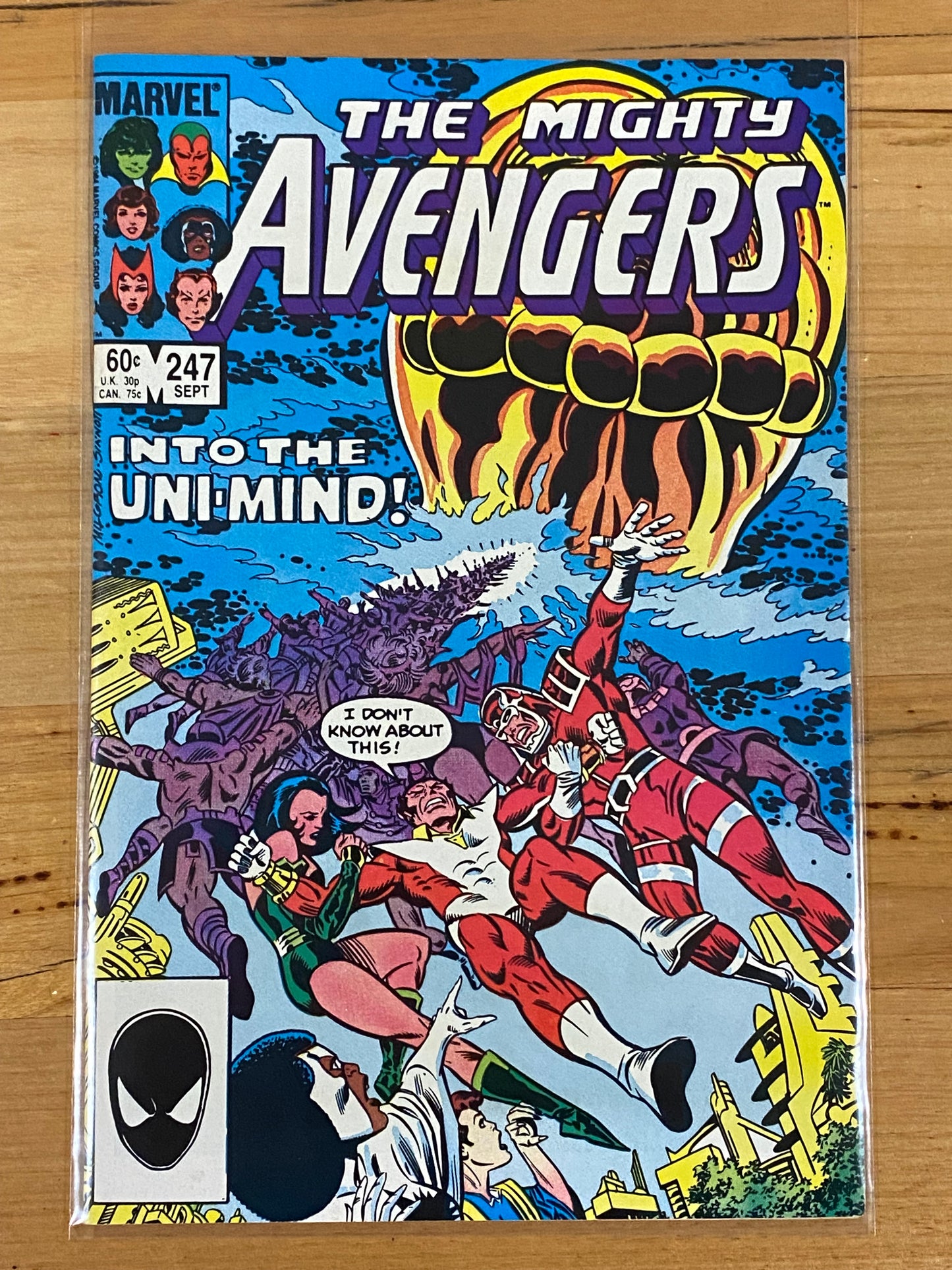 The Avengers #240-249 Comics Complete Set 1984 Average Grade FN